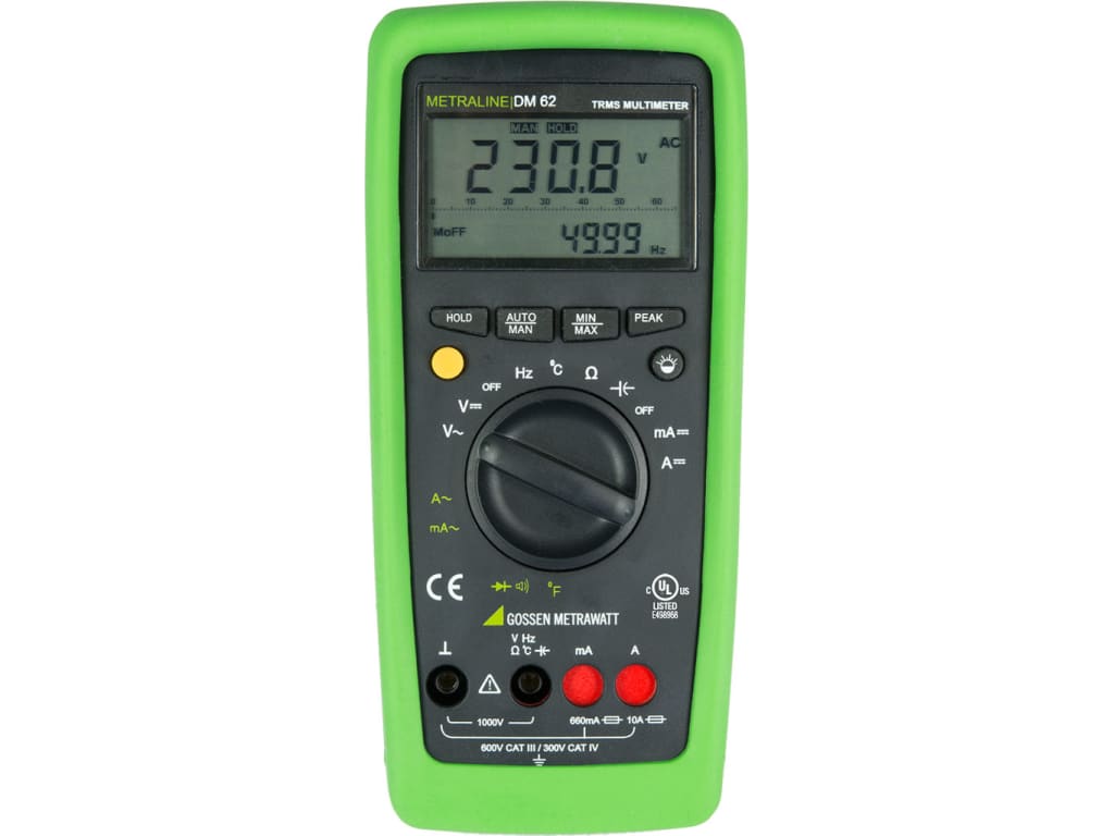 Gossen Metrawatt Metraline DM62 AnalogDigital Multimeter with Analog