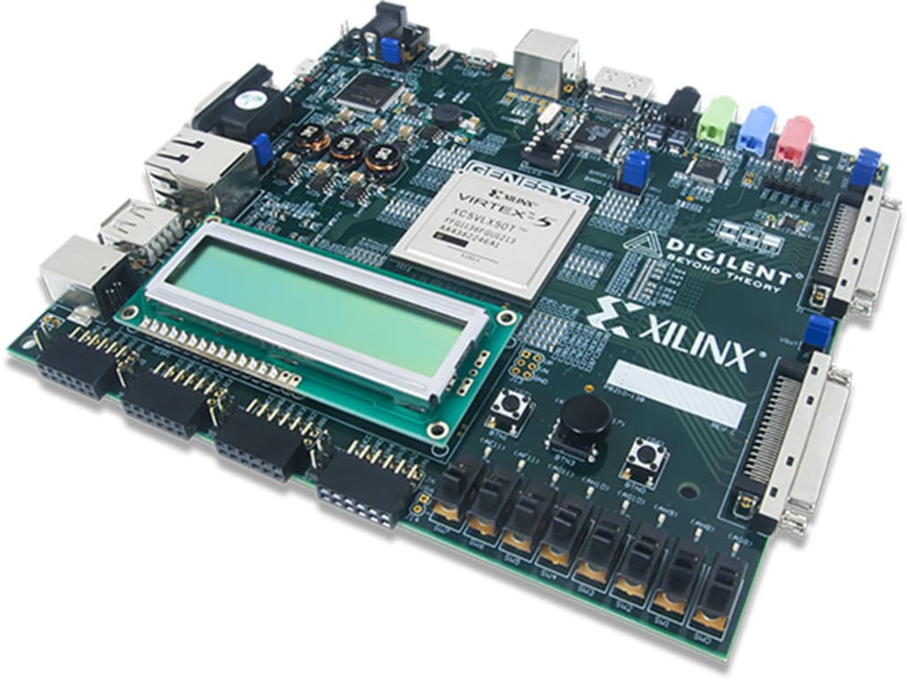 Digilent 410-138 - Genesys Virtex-5 FPGA Development Board | TechEdu
