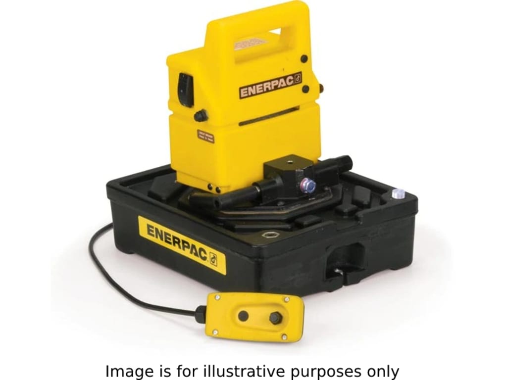 Enerpac PUJ1201B Electric Hydraulic Pump, 3/2 Manual Valve, 1 gal