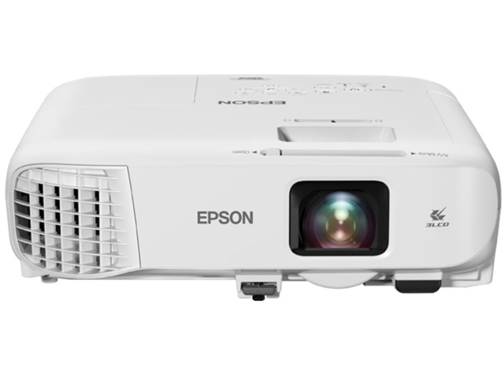 Epson PowerLite 982W - WXGA 3LCD Projector, 4200 Lumens 16:10 (White)