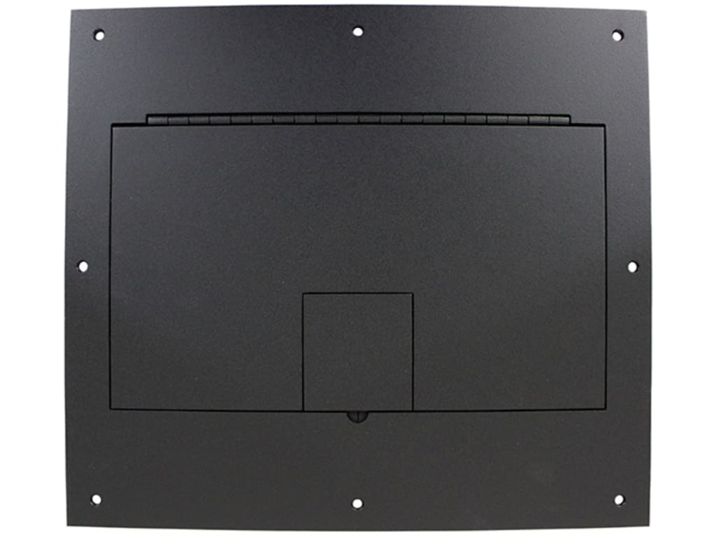 Fsr Fl 600p Bk C Floor Box Cover No Flange With Hinged Door In