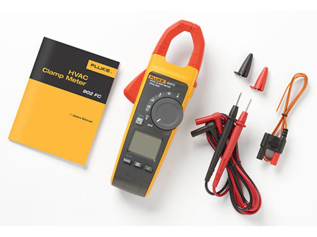 Fluke 902 FC TrueRMS Wireless HVAC Clamp Meter TEquipment