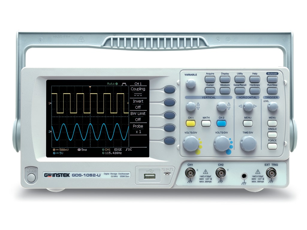 Instek GDS1052U Digital Oscilloscope 50MHz 2CH TEquipment