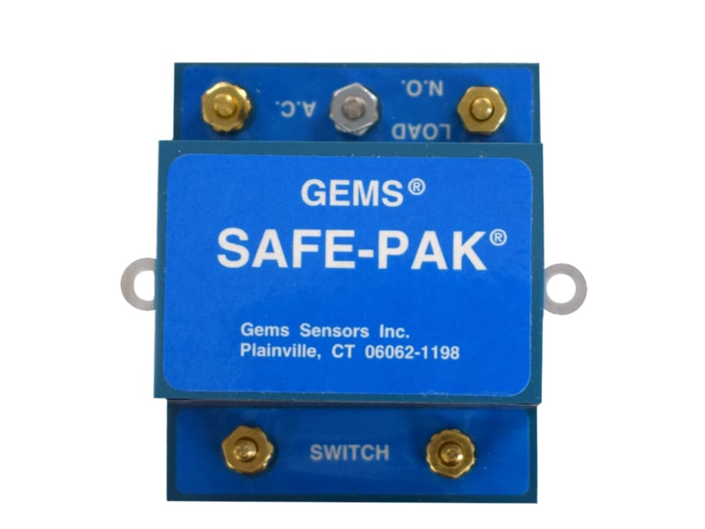 GEMS Sensors 41705 - Low Sensitivity Electronic Safe-Pak Relay, 105 to 125  VAC