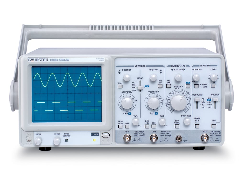 Instek GOS622G Analog Oscilloscope 20MHz TEquipment