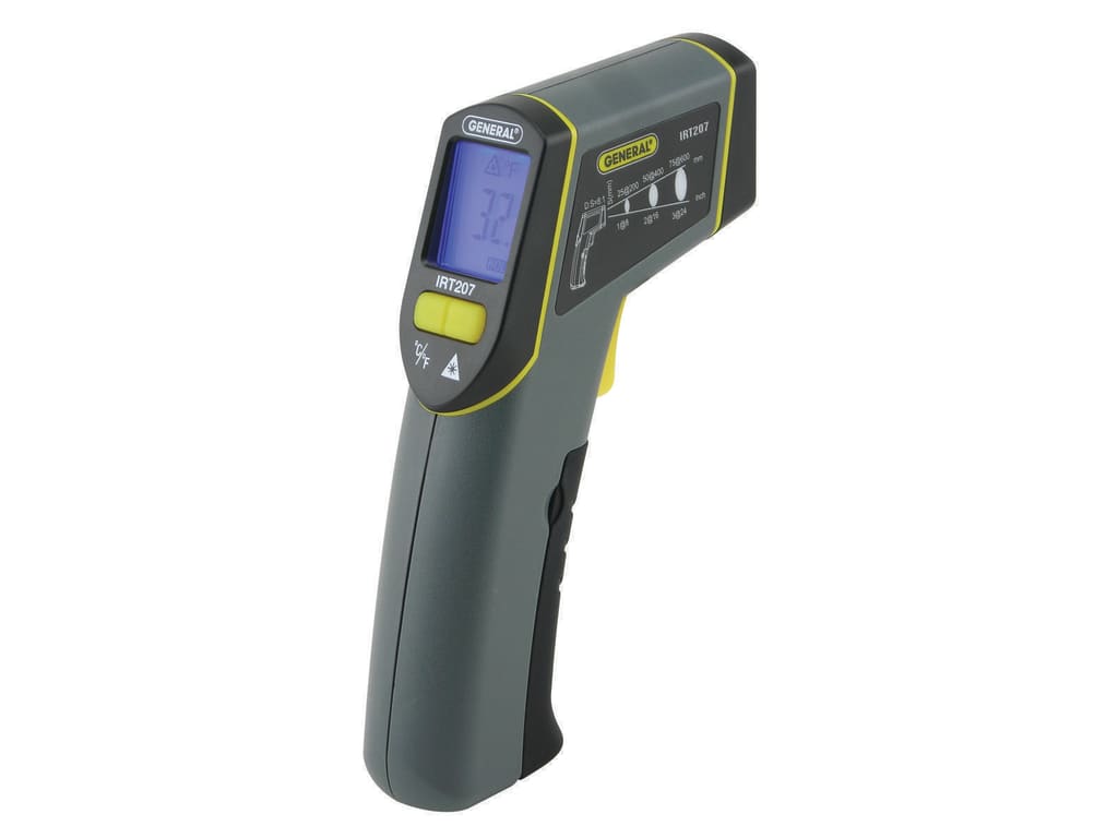 General Tools Non-Contact Infrared Thermometer #IRT217, Laser Temperature  Gun, Thermal Detector, 10:1 Distance to Spot Ratio