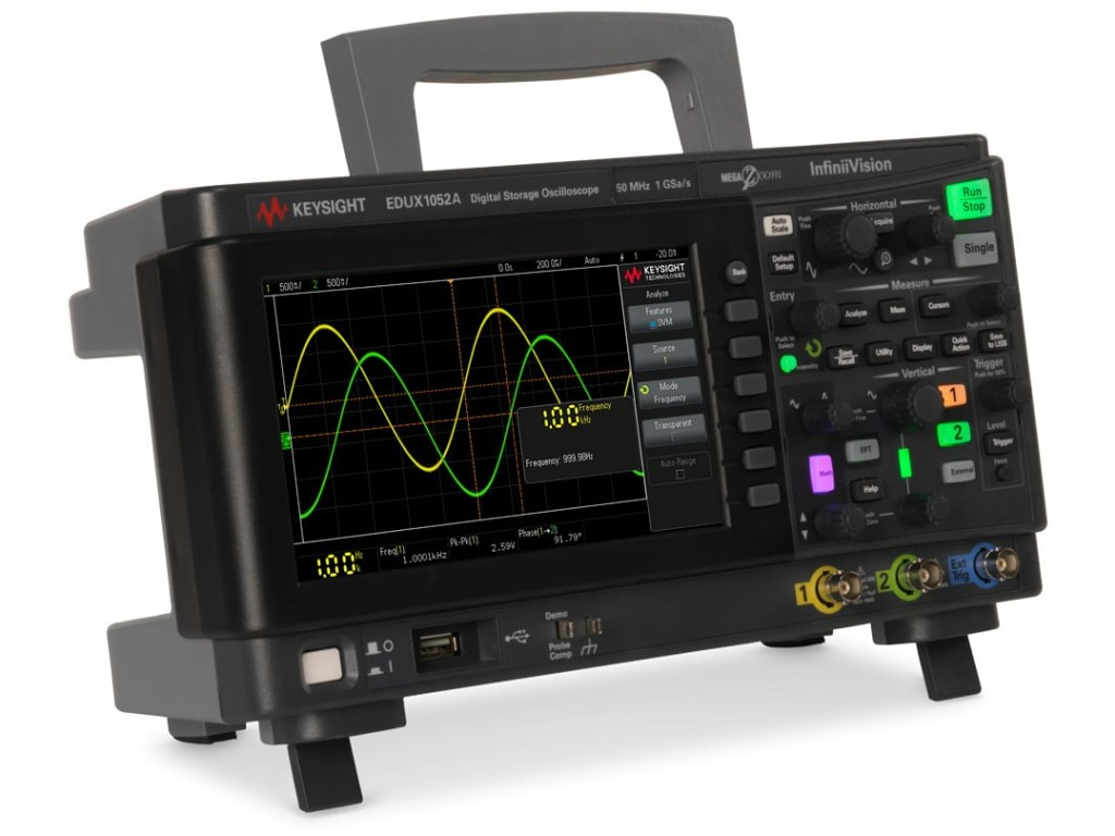 Keysight EDUX1052A - Digital Oscilloscope (50 MHz / 2 Channel)