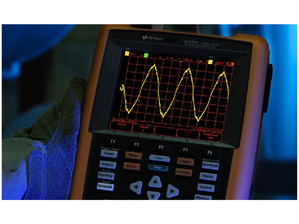 Keysight U1620A - Handheld Digital Oscilloscope (200 MHz / 2 