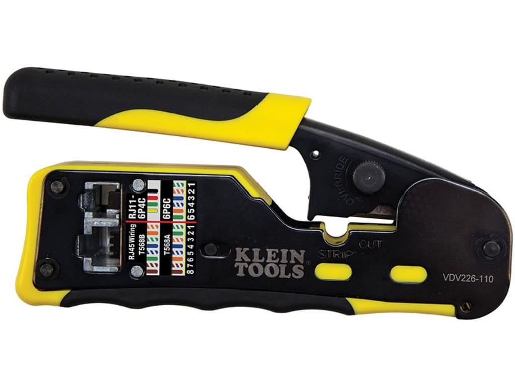 Klein Tools VDV226110 PassThru Modular Crimper TEquipment