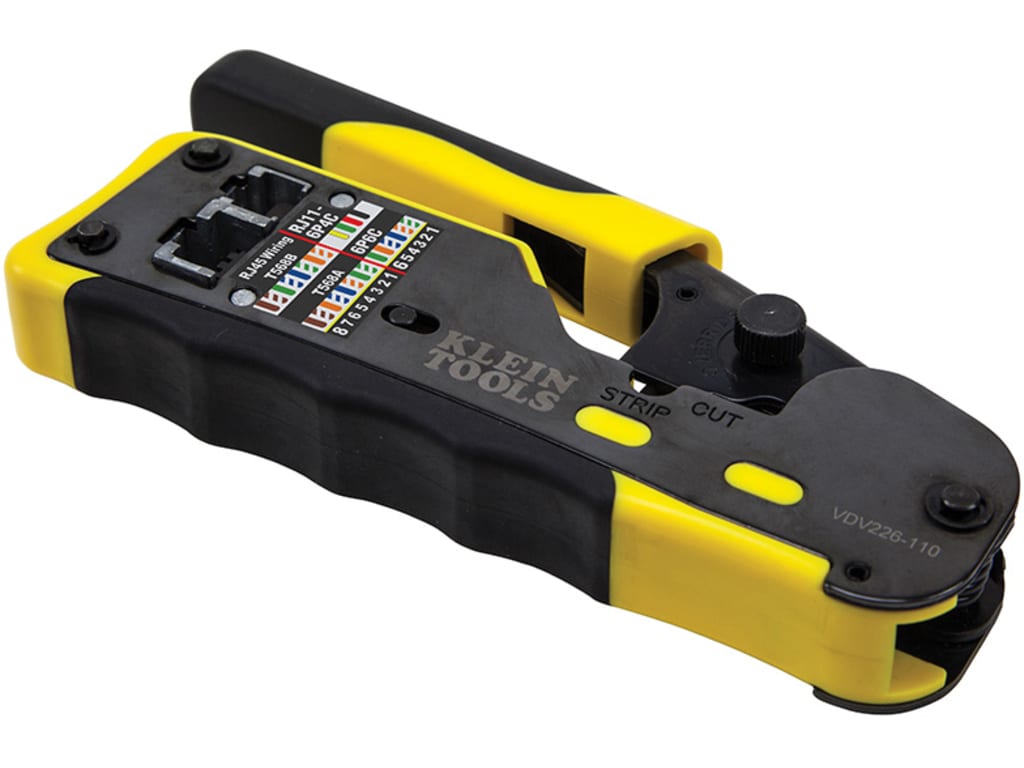 Klein Tools VDV226110 PassThru Modular Crimper TEquipment