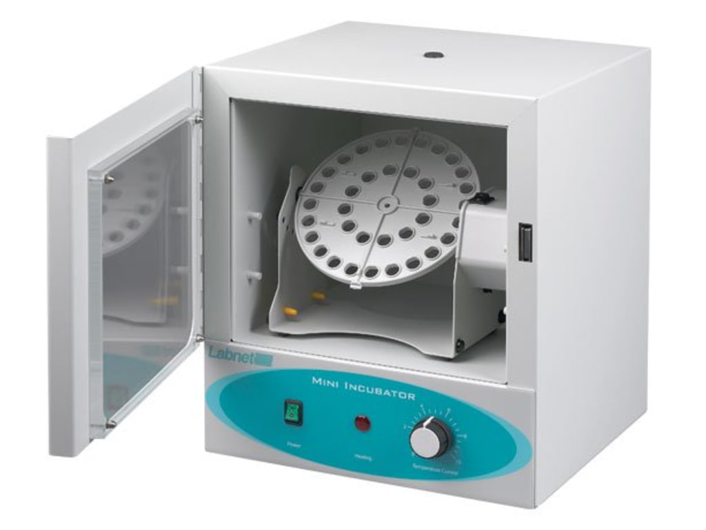 International I5110AMLR Mini Incubator with Mini Lab Roller and Rotisseries TechEdu