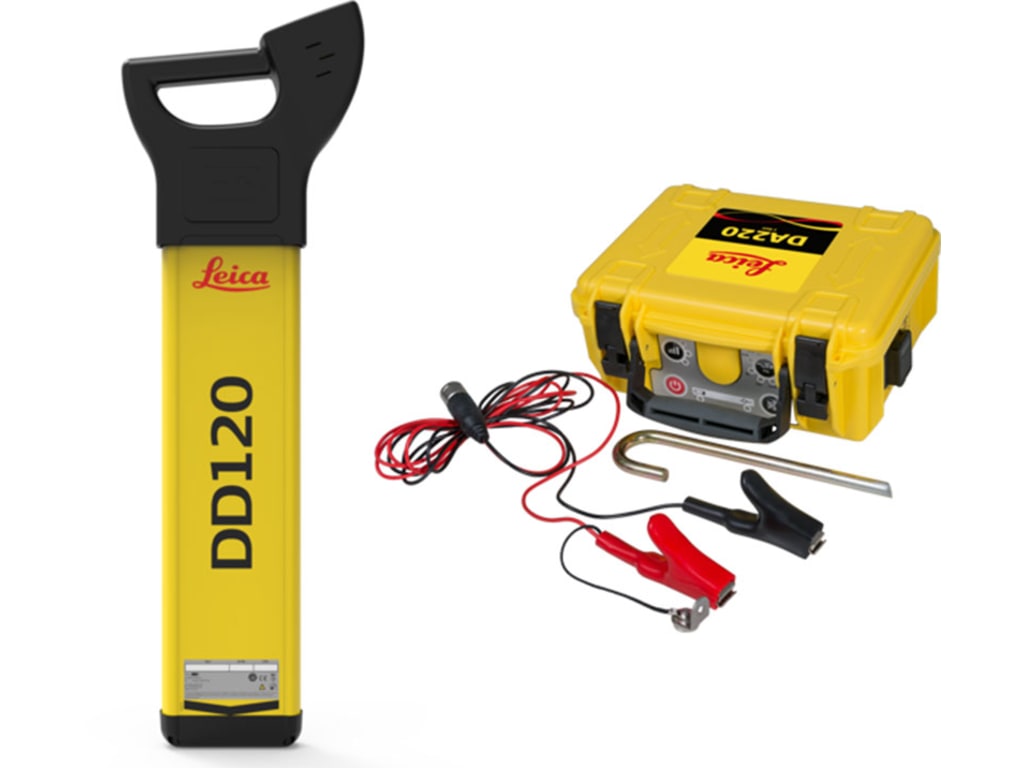 Leica DD120 Utility Locator with DA220 1 Watt Signal Transmitter
