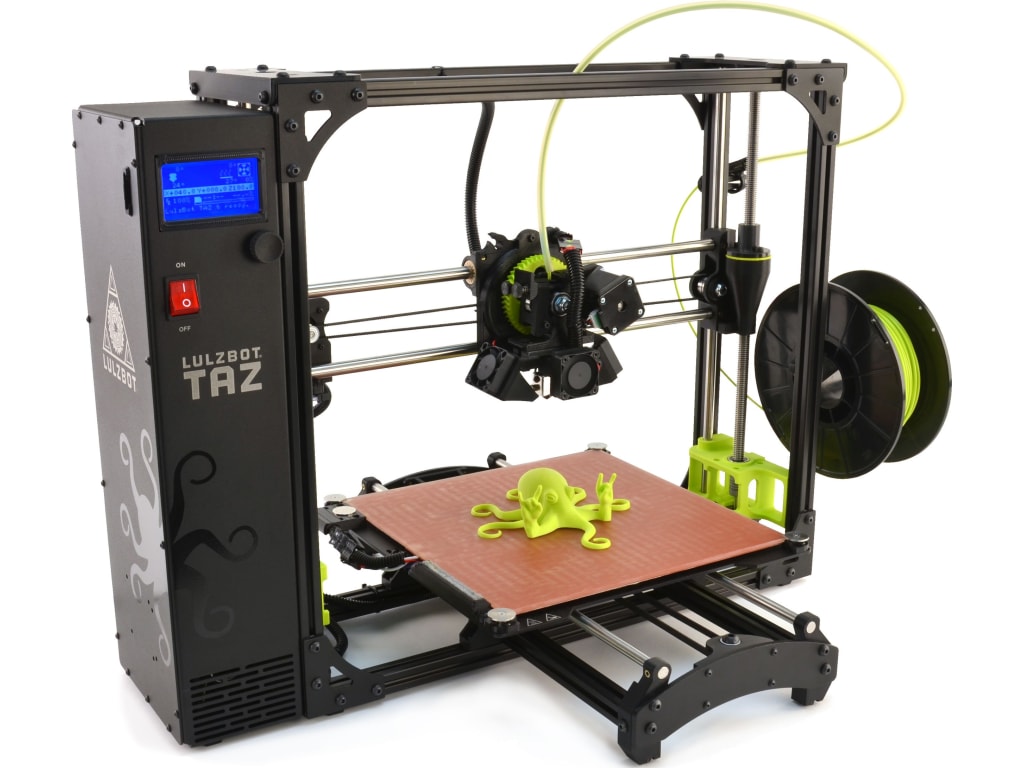 Lulzbot KT-PR0041NA TAZ 3D Printer, v6.0 with .50mm nozzle ...