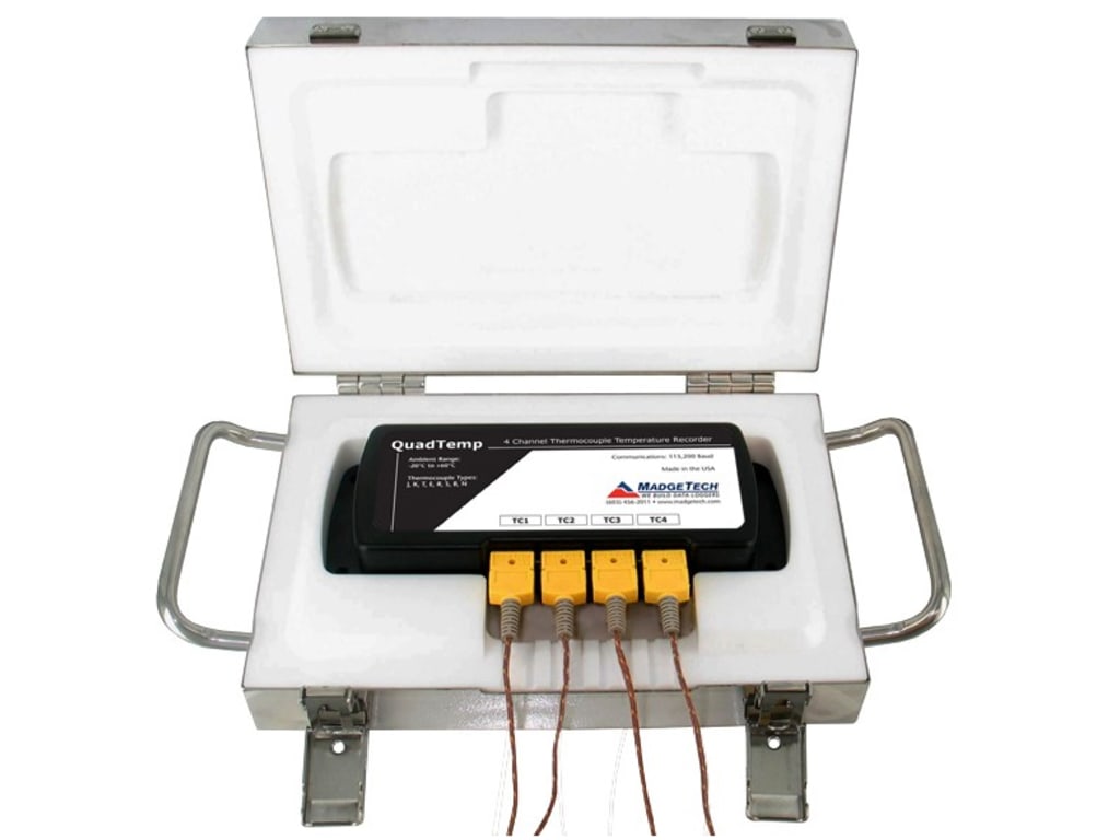 Madgetech QuadThermoVault Oven Temperature Recorder TEquipment