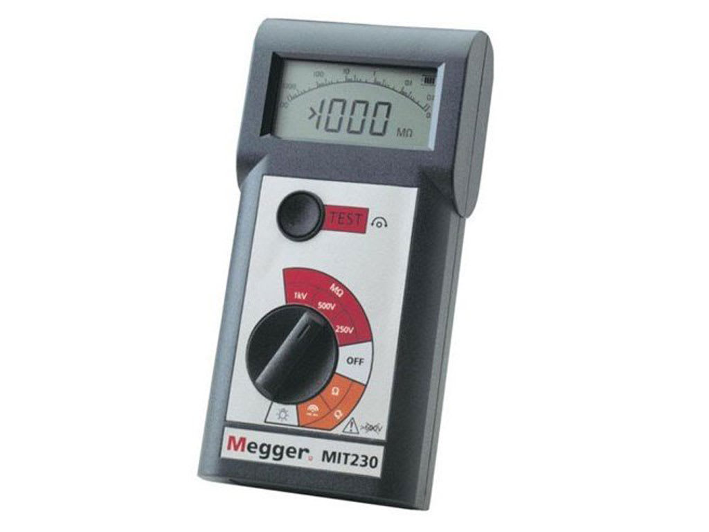 Megger MIT230EN 250V/500V/1000V Analog/Digital HandHeld Megger
