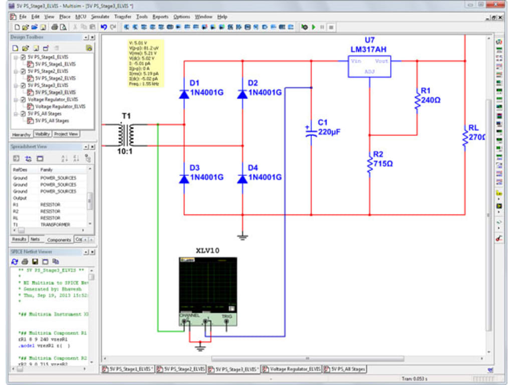 multisim circuit