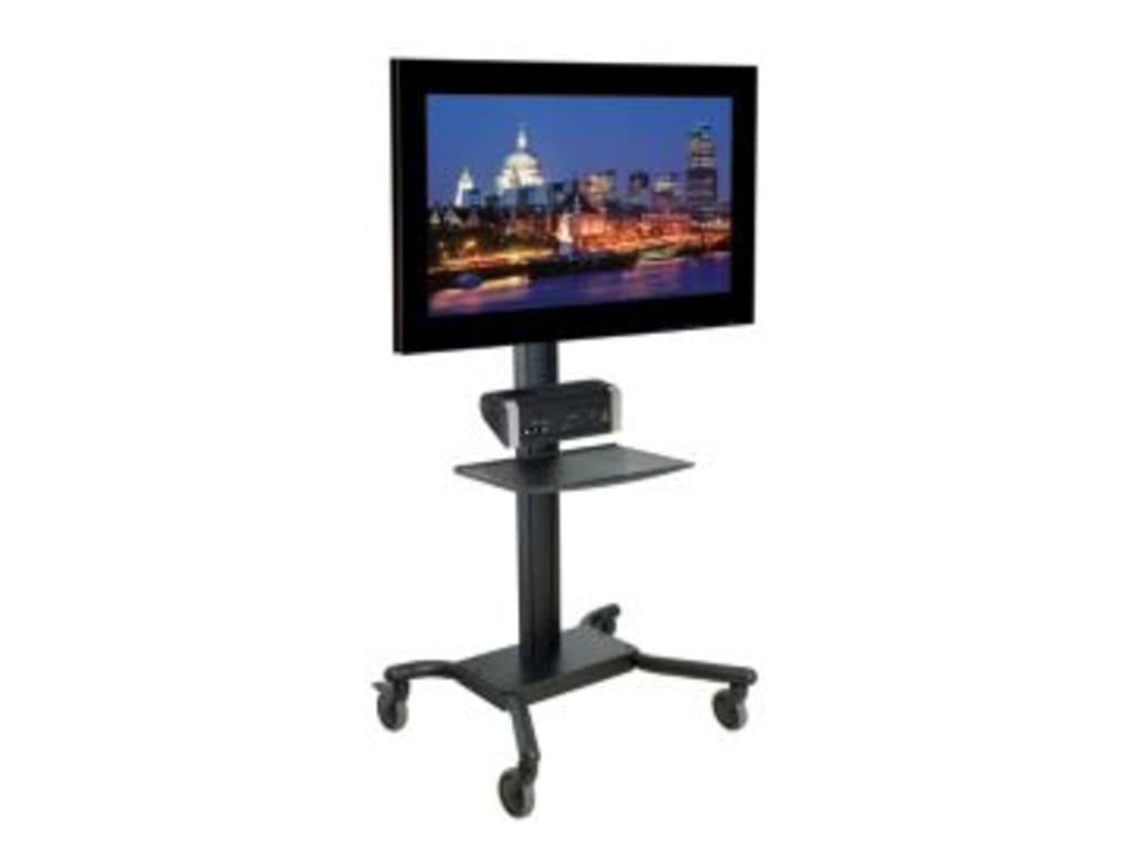 Peerless SR560M Flat Panel Floor Cart for 32" to 65" Displays Touchboards