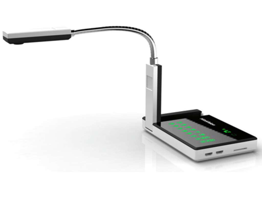 QOMO QPC25 UltraSlim Portable Document Camera, Gooseneck Touchboards
