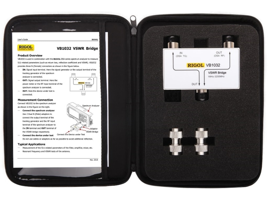 Rigol VB1032 VSWR Bridge (1 MHz to 3.2 GHz) including VSWR Software ...