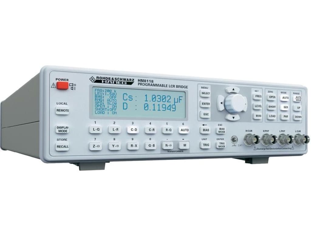 Rohde & Schwarz HM8118 LCR Bridge/Meter 200 kHz TEquipment