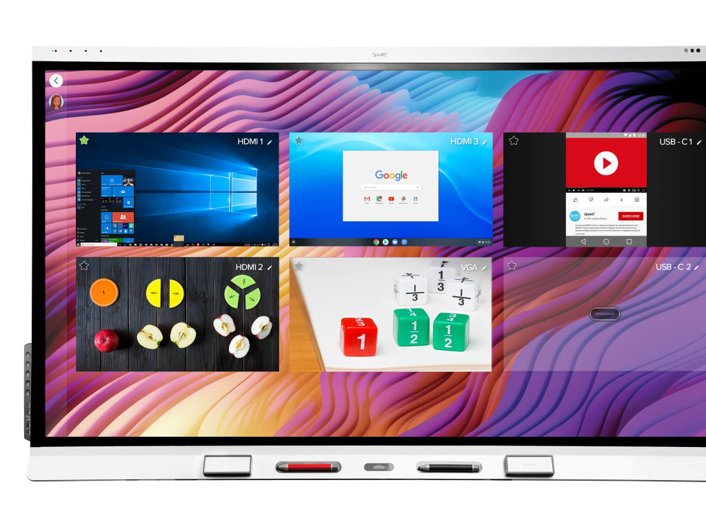 SMARTBOARD SBID-MX275-V3 - 75 Interactive Screen w/iQ, 4K UHD LED 60 Hz