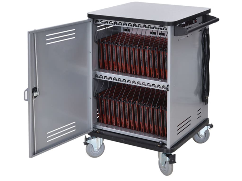 Spectrum Industries 55468ABL Cloud32 Chromebook Cart 5" Balloon Wheels