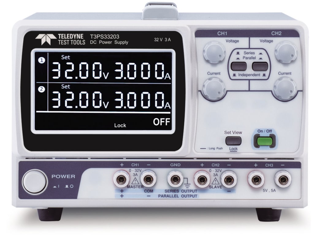 Teledyne Lecroy T3ps33203 Three Output Bench Dc Power Supply