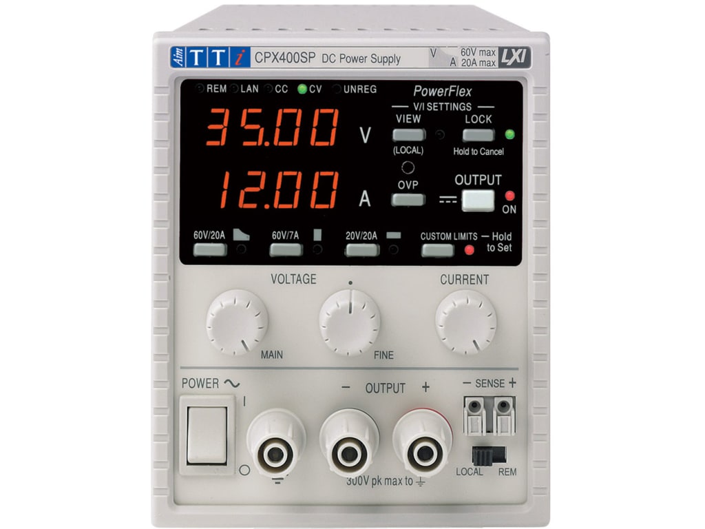 TTi CPX400SP - Single Output, 420 Watt PowerFlex DC PSUs