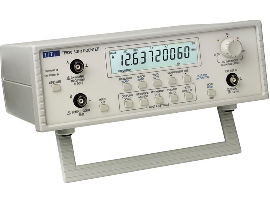 TTi TF930 Frequency Counters Frequency Range Min 0.001 Hz, Frequency Range Max 3 Ghz TechEdu