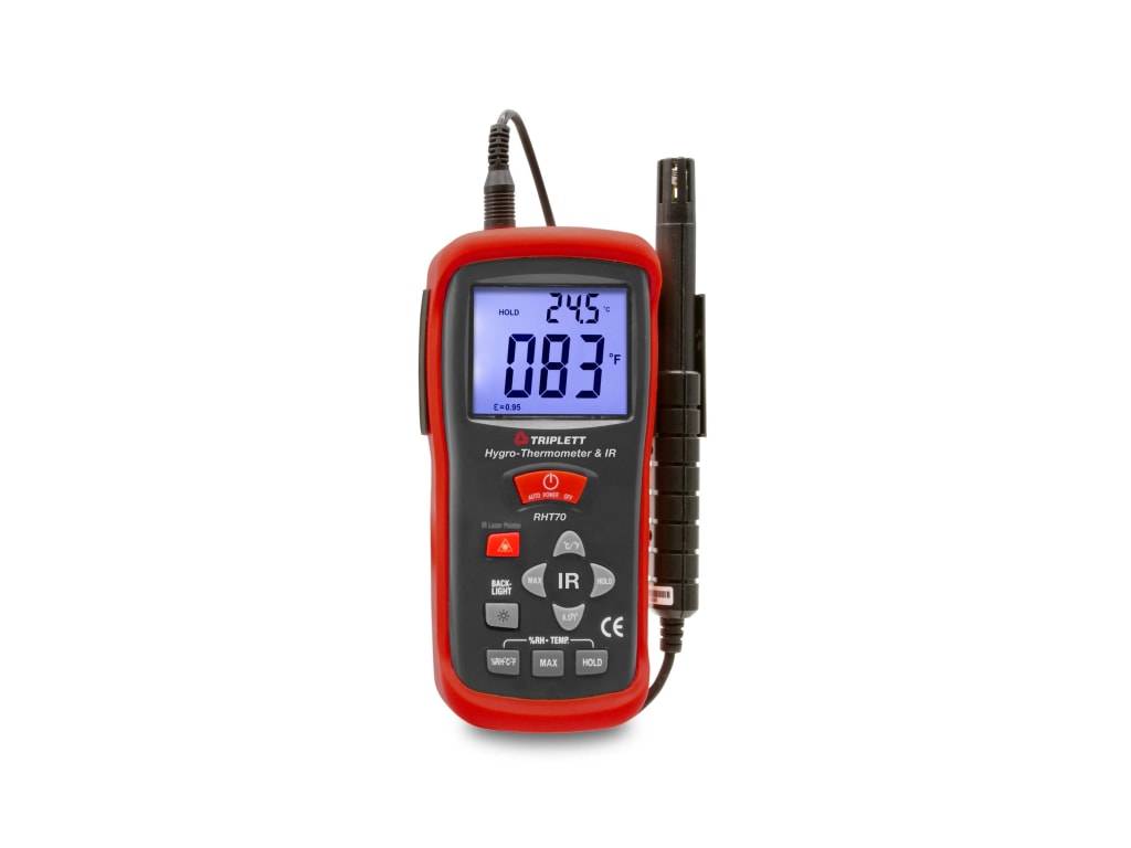 Triplett RHT70 - Hygro-Thermometer + Infrared Thermometer | TEquipment