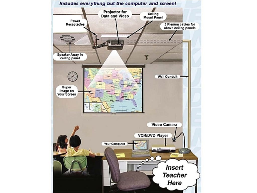 Dukane Dps1u With Universal Ceiling Tile Mount System