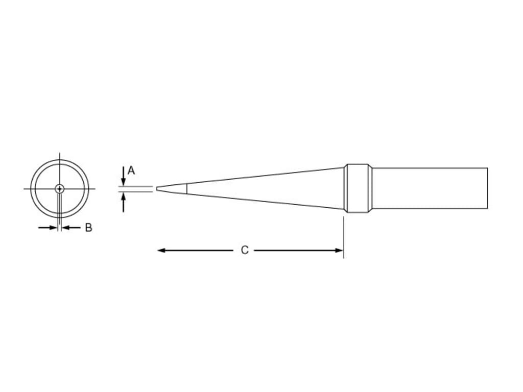 Weller PTO7 soldering tip