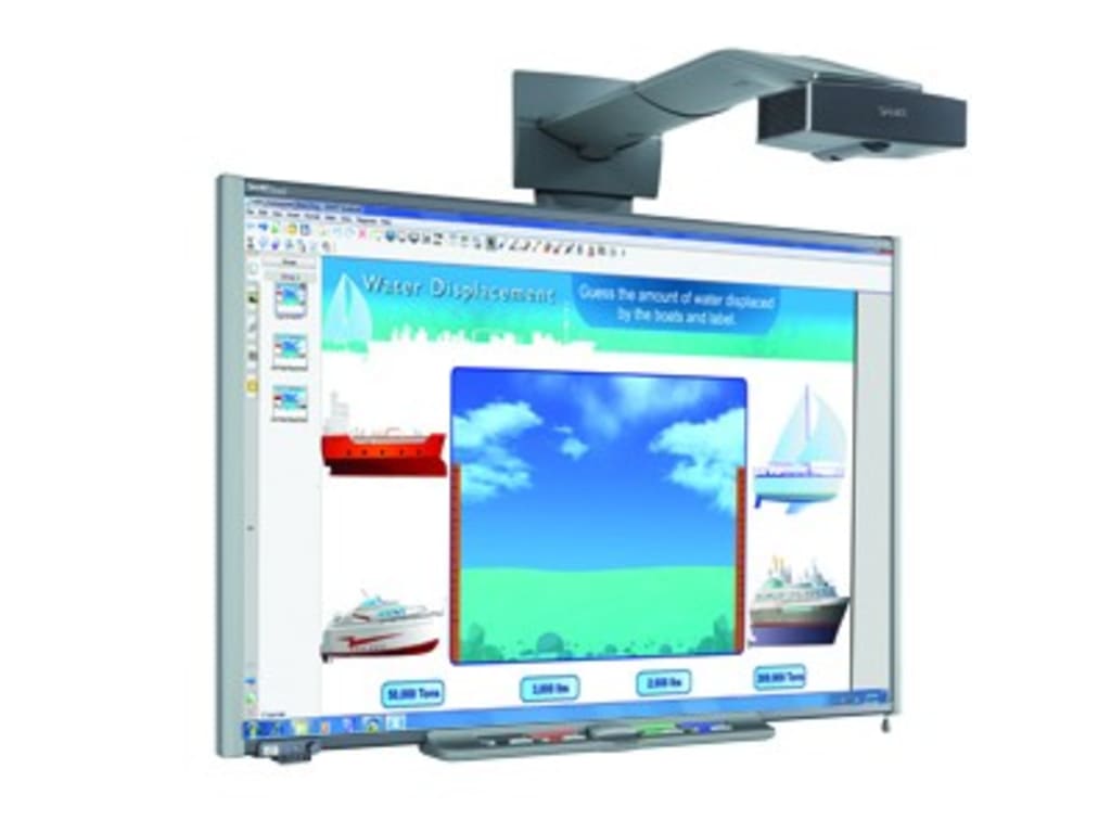SMART SB680i4 Interactive Whiteboard System 77" with UF65 Network