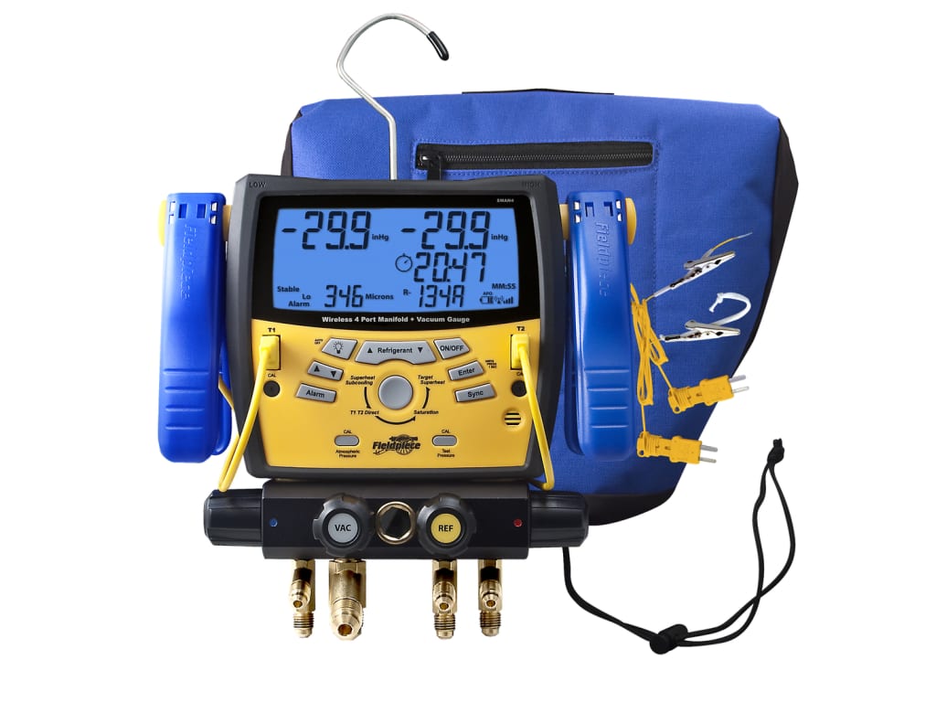 Fieldpiece SMAN4 Wireless Digital Refrigerant Manifold TEquipment