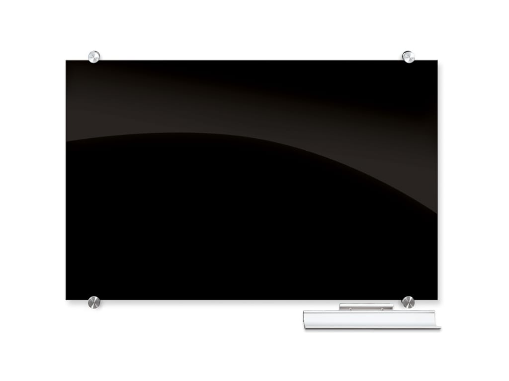 MooreCo balt 84065 Visionary Black Glass Dry Erase Whiteboard