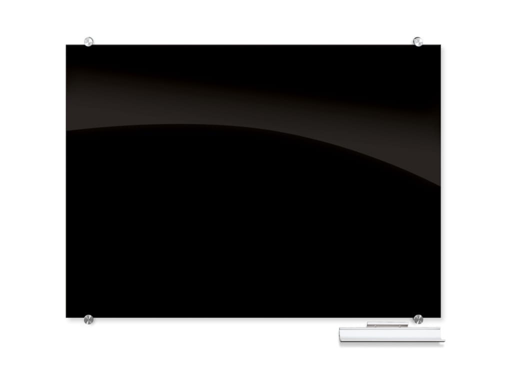 MooreCo balt 84065 Visionary Black Glass Dry Erase Whiteboard