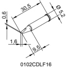0102CDLF16 Dimensional Drawing