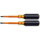 Klein Tools 33532-INS 2-Piece Set of 4" Insulated Screwdrivers