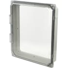 Allied Moulded AMHMI120CCH Hinged 2-Screw Clear Cover 12x10 HMI Cover Kit