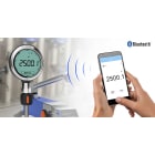 Digital Pressure Test Gauge in Use