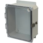 Allied Moulded AMU1084CCLF 10x8x4 NEMA 4X Fiberglass Enclosure