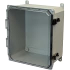 Allied Moulded AMU1426CCL 14x12x6 NEMA 4X Fiberglass Enclosure