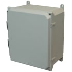 Allied Moulded AMU1426H 14x12x6 NEMA 4X Fiberglass Enclosure with Hinged Screw Cover