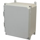 Allied Moulded AMU1648 16x14x8 NEMA 4X & 6P Fiberglass Enclosure with Lift-Off Screw Cover