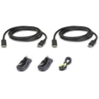 2L7D02UHX5 - 6Ft (1.8M) USB HDMI Dual Display Secure KVM Cable Kit - TAA  Compliant