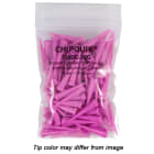 Chip QuikSMDC-20G 	 Dispensing Needles / Syringe Tips 100 Pack Conical Plastic - 20 Gauge Color Pink