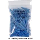 Chip QuikSMDC-22G Dispensing Needles / Syringe Tips 100 Pack Conical Plastic - 22 Gauge Color Blue