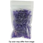Chip QuikSMDN-21G Dispensing Needles / Syringe Tips 100 Pack Straight Stainless Steel - 21 Gauge Color Violet