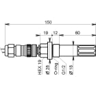 Comet H3021P Compressed Air Probe Dimensions