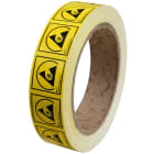 Desco 06713 - ESD Protective Symbol Label, Permanent, 1" x 1", 1,000/Roll